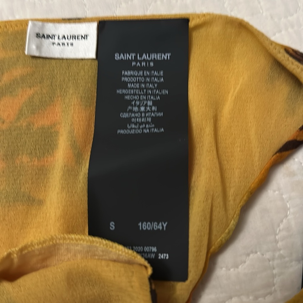 Saint Laurent Sunset Palm Bikini Bottom - Picture 3 of 4